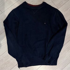 Tommy Hilfiger Men's Dark Blue Crewneck Sweater